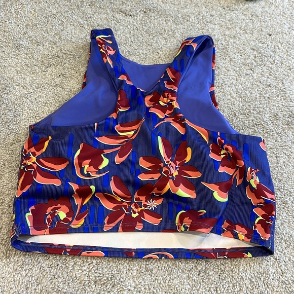 🧡HP🧡 NWT athleta conscious crop printed workout top - Picture 6 of 8
